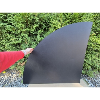 Blacha pod kominek 100x100 cm (ćwiartka)